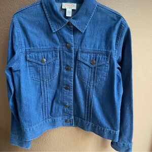 Talbots Classic Jean Jacket Size Small Petite SP